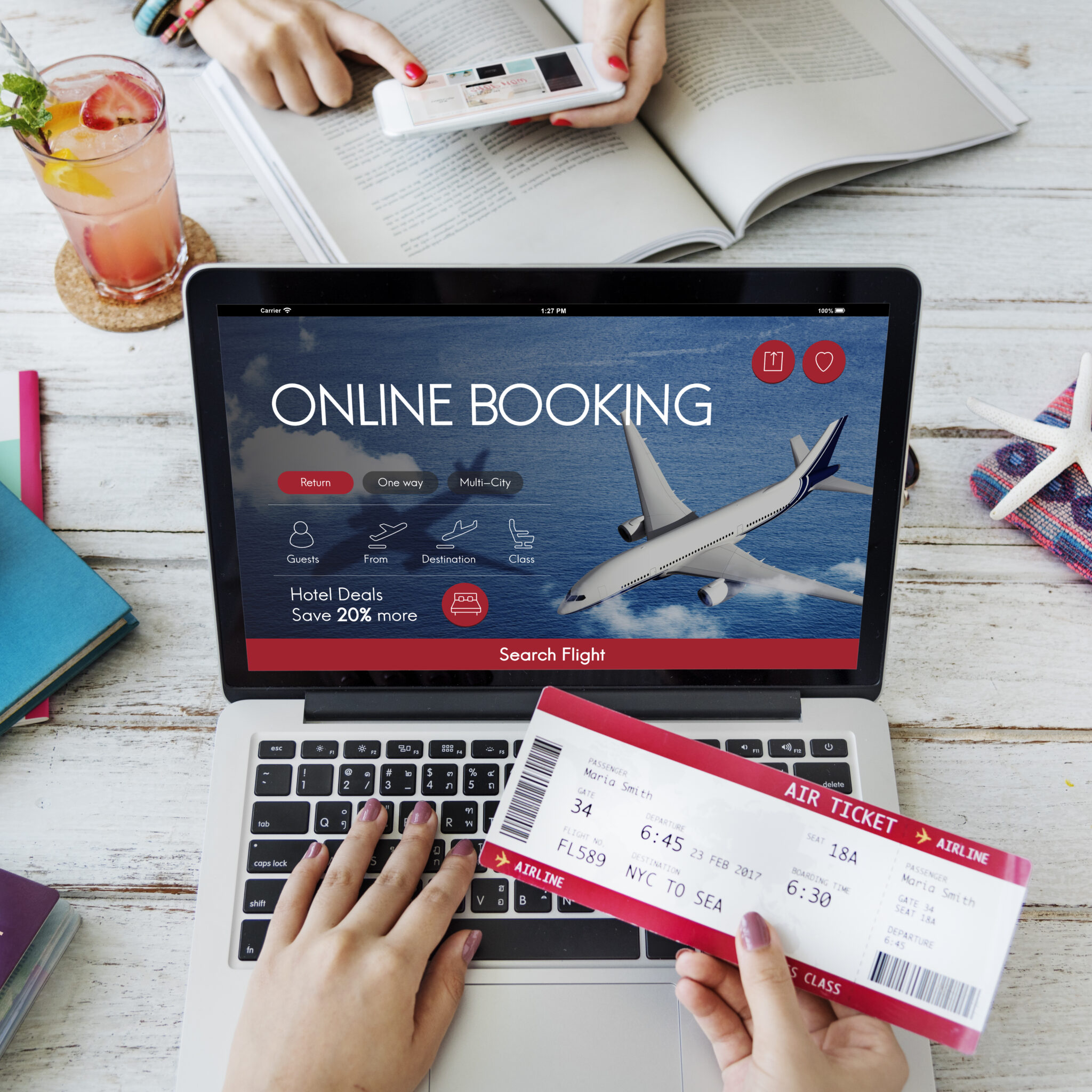 air ticket flight booking